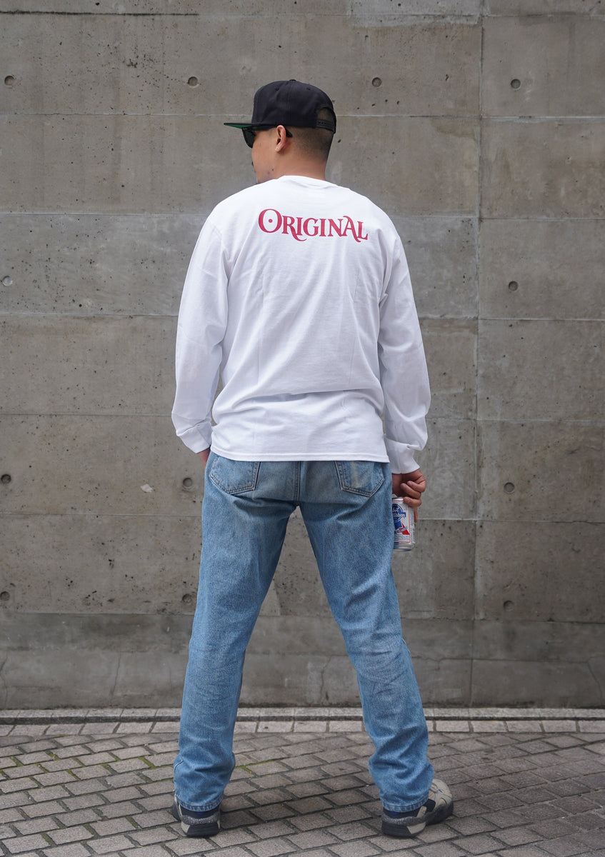 ORIGINAL LOGO L/S TEE – PabstBlueRibbonJapan
