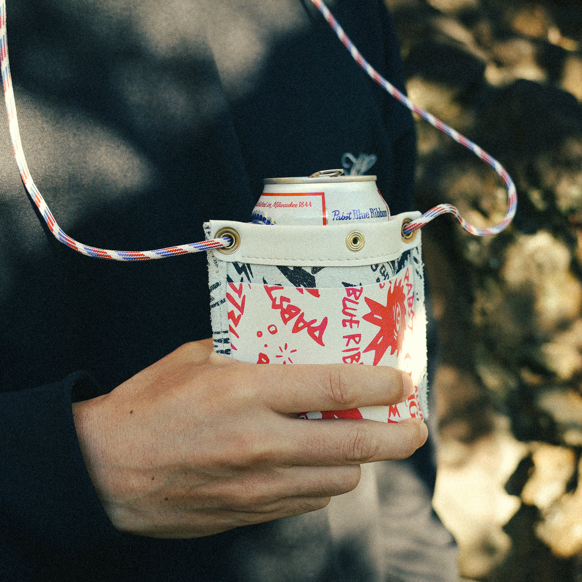 GRINDLODGE×Boab leather works×PabstBlueRibbon NECK HOLDER –  PabstBlueRibbonJapan