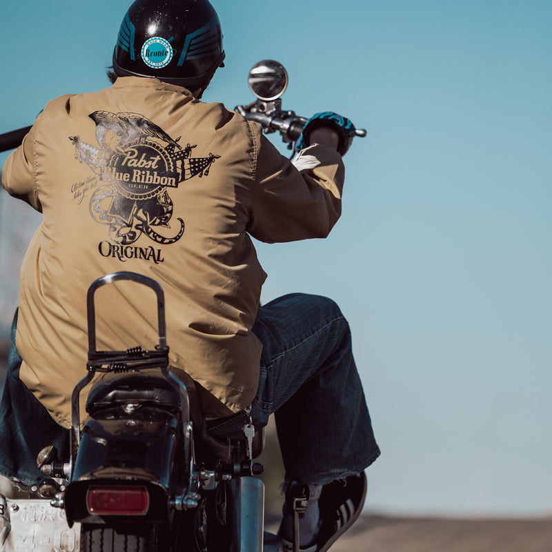 新品 PORK Pabst Blue Ribbon COACH JACKET PBR × P.C.G.S COACH JACKET – PabstBlueRibbonJapan