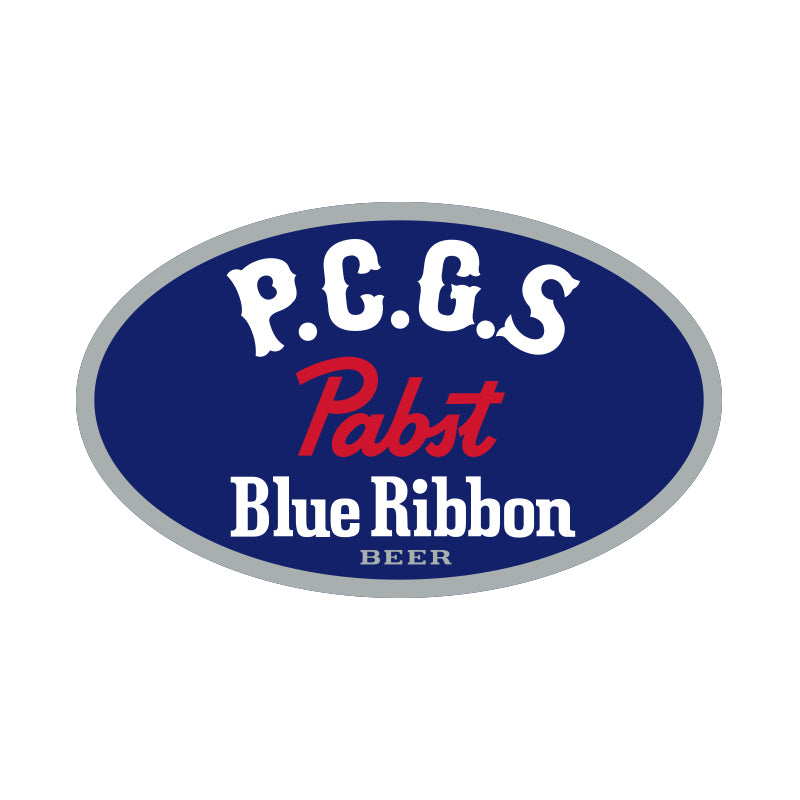 PBR × P.C.G.S STICKER SET – PabstBlueRibbonJapan