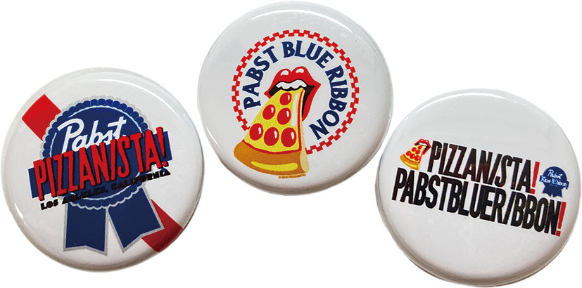 PIZZANISTA!×PabstBlueRibbon 缶バッジ – PabstBlueRibbonJapan