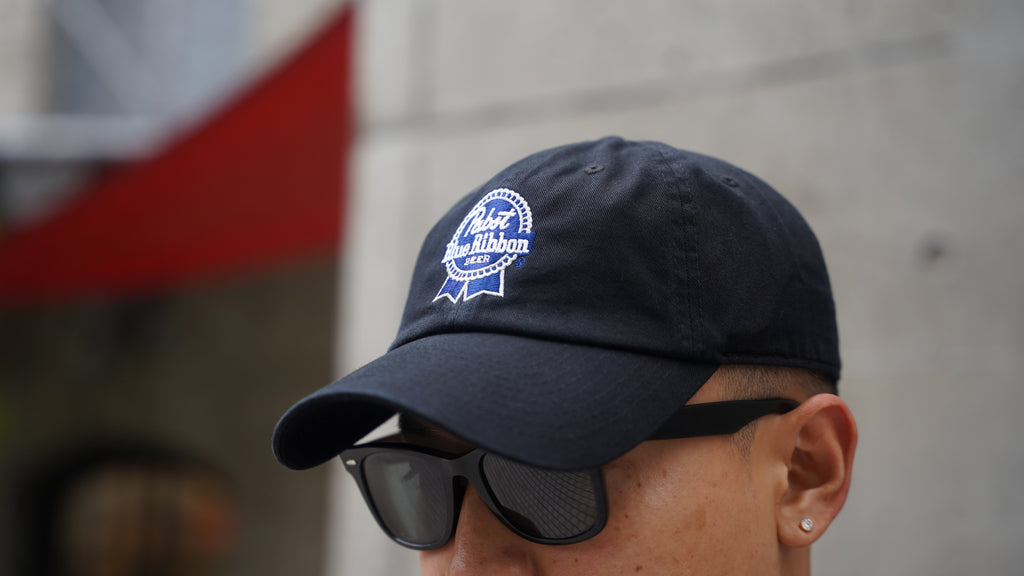 PABST BLUE RIBBON LOGO DAD HAT – PabstBlueRibbonJapan