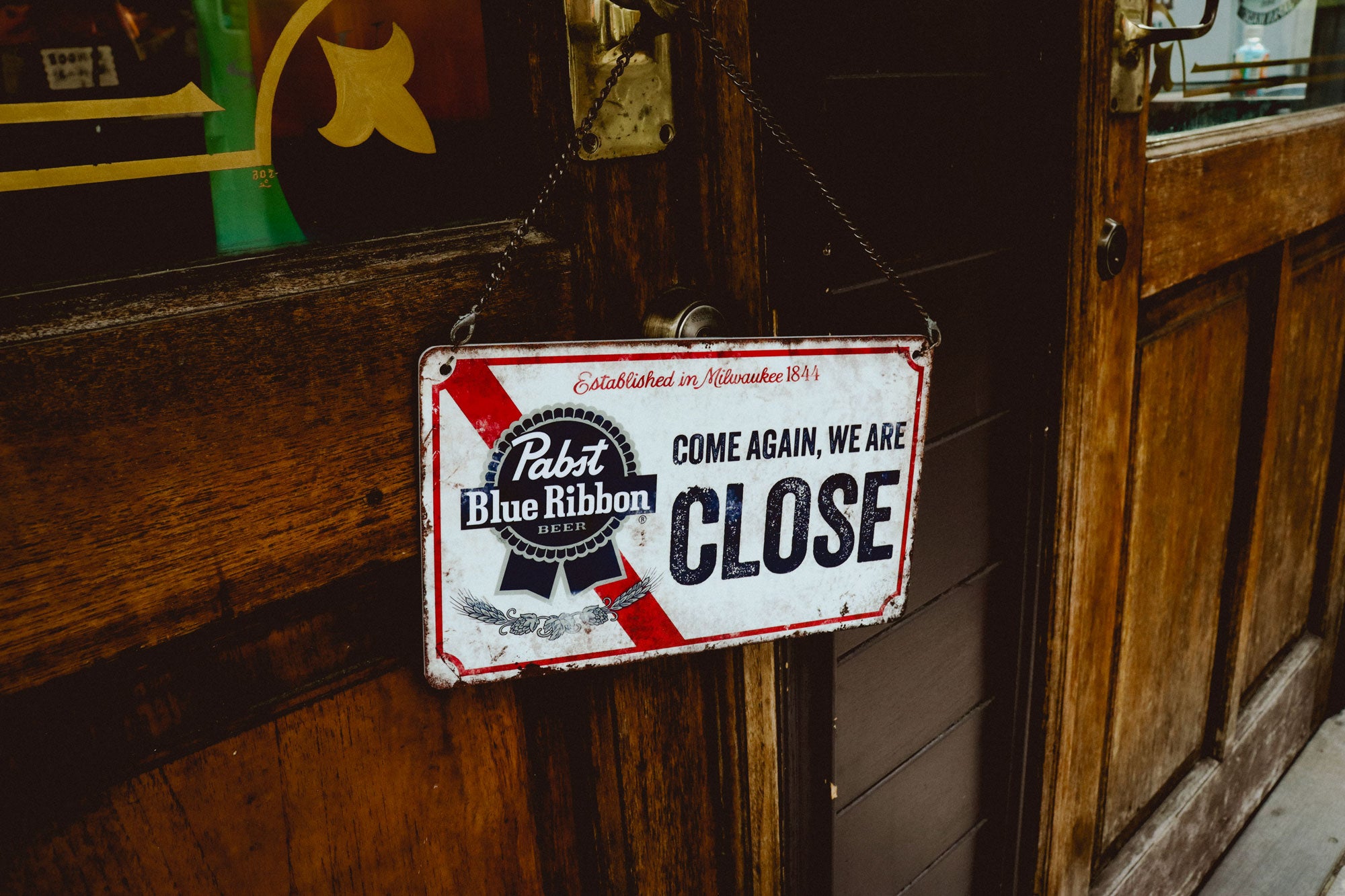 PBR OPEN CLOSE サイン – PabstBlueRibbonJapan