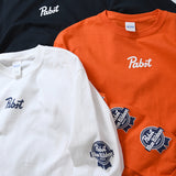 PABST SMALL LOGO　L/S TEE