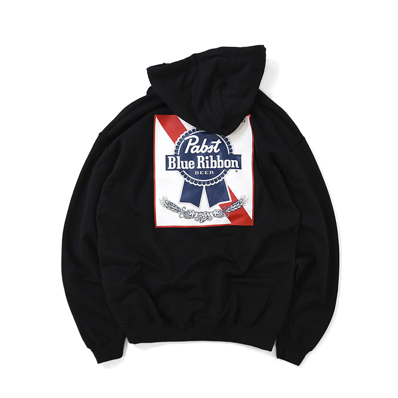 PABST BLUE RIBBON SMALL LOGO HOOD – PabstBlueRibbonJapan