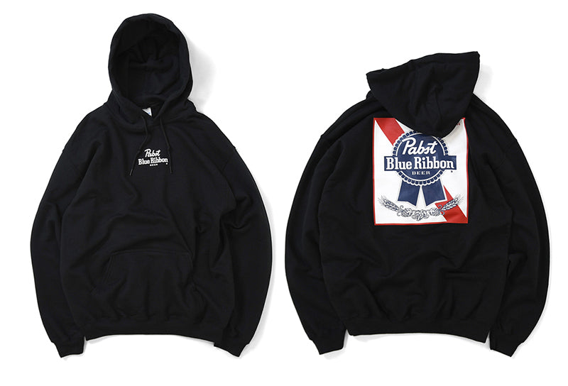 PABST BLUE RIBBON SMALL LOGO HOOD – PabstBlueRibbonJapan