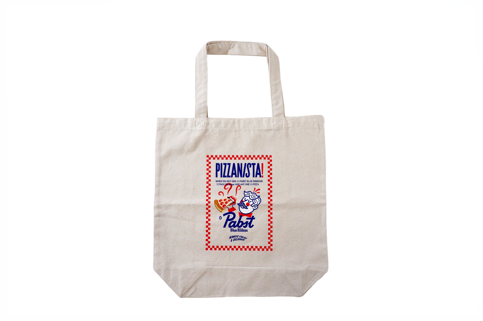 PIZZANISTA!×PabstBlueRibbon TOTEBAG – PabstBlueRibbonJapan