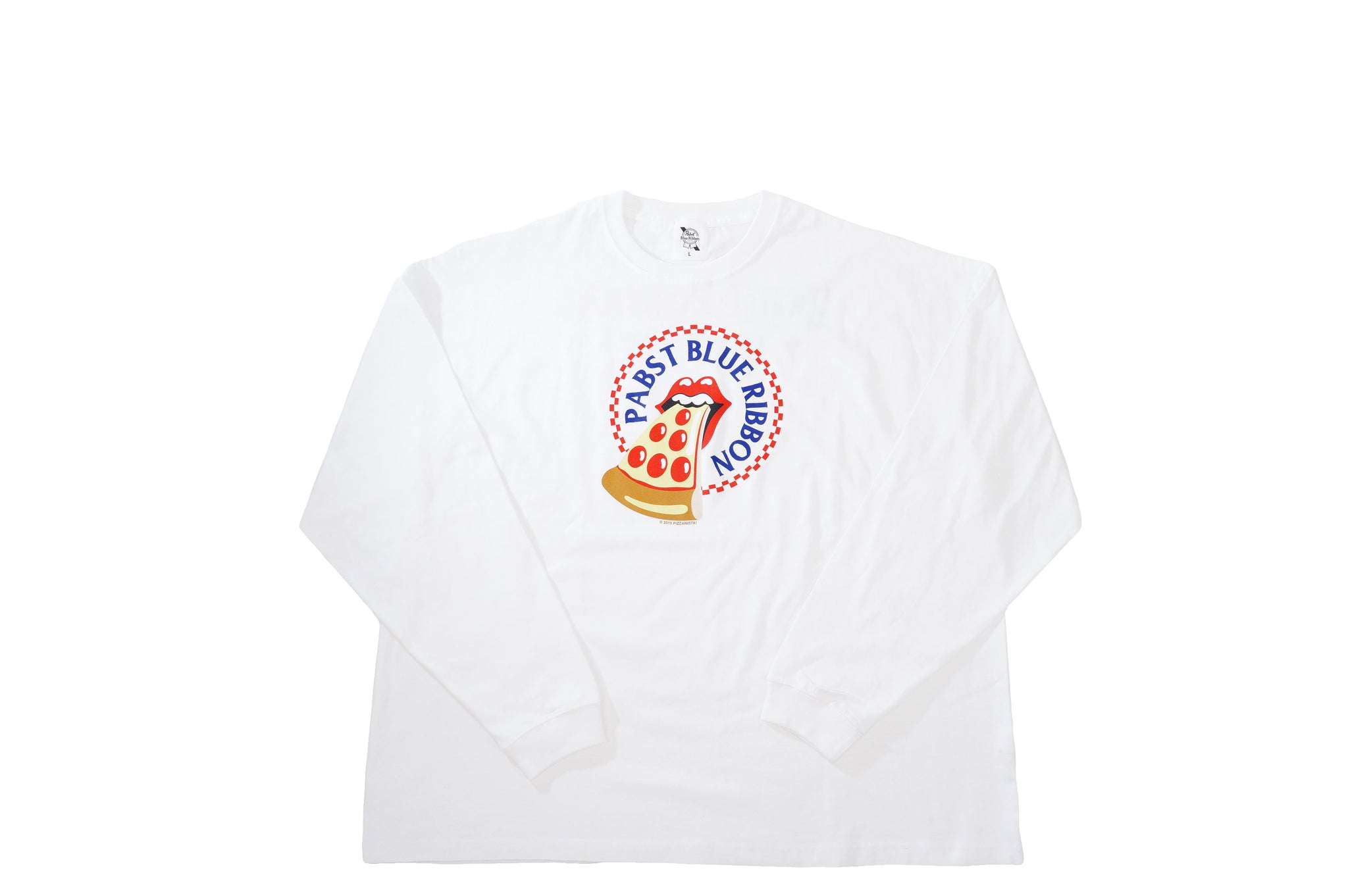 PIZZANISTA!×PabstBlueRibbon L/S T-SHIRT – PabstBlueRibbonJapan